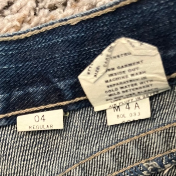 Rockies Vintage Sz 4 100% Cotton Straight Leg Denim Western Jeans - Picture 6 of 10